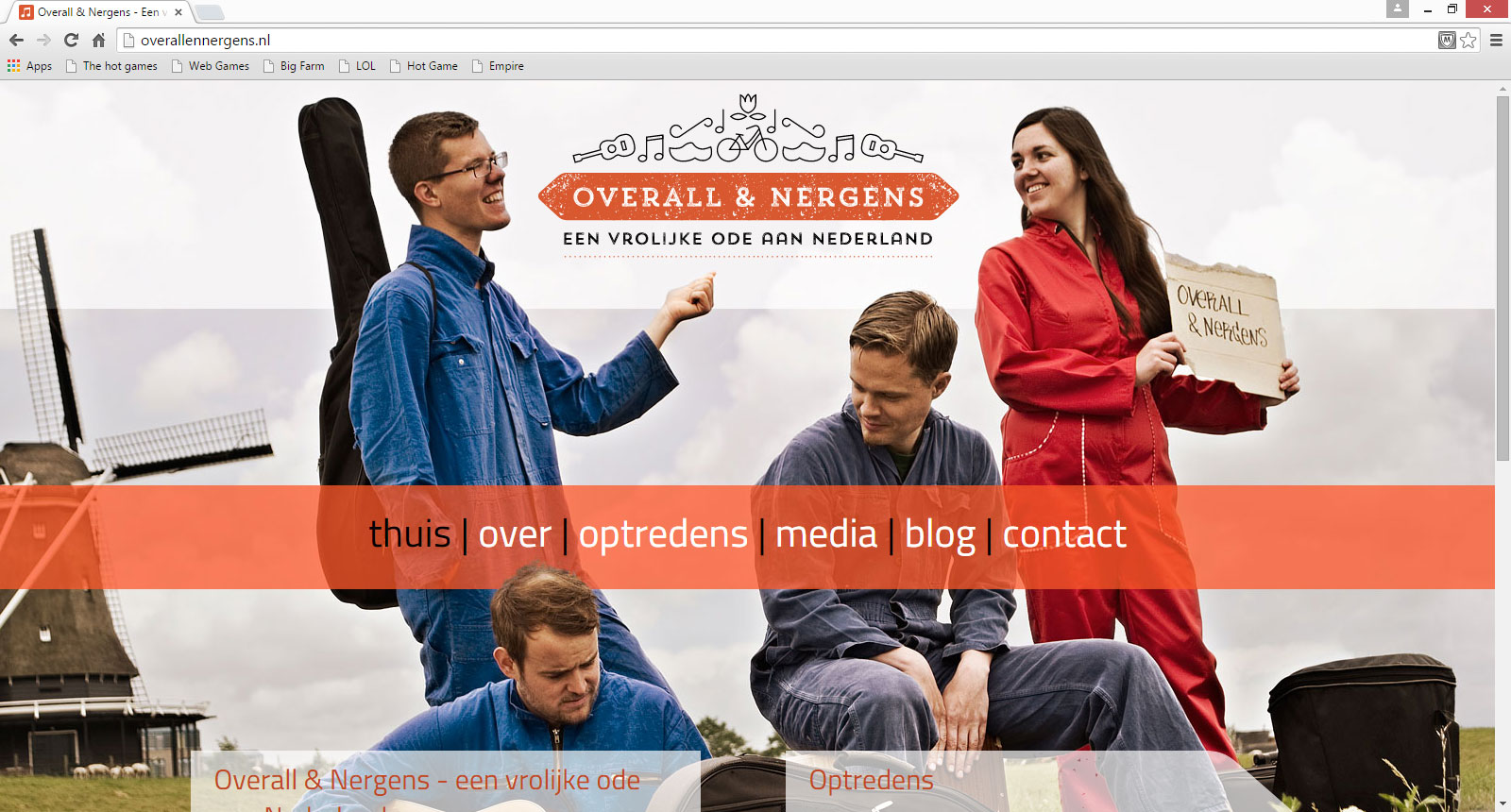 Overall & Nergens website