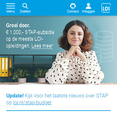 Menu loi.nl mobiel1